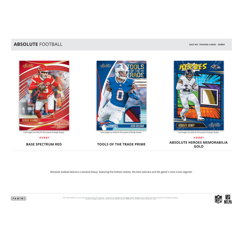 2025 Panini Absolute Football Hobby Box — image 3