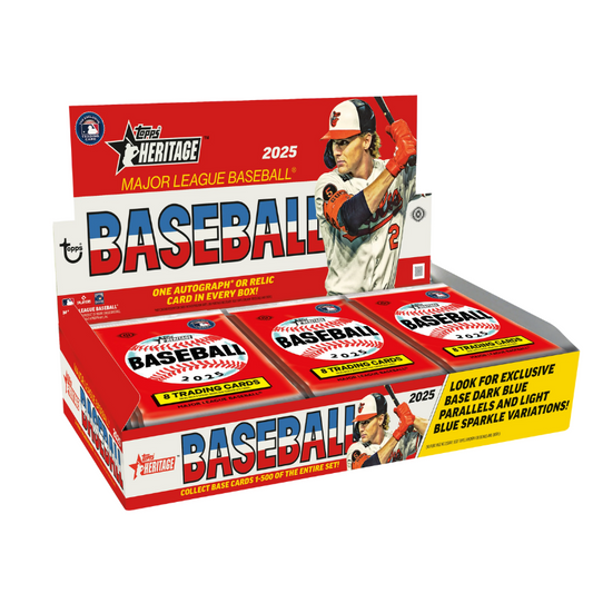 2025 Topps Heritage Baseball Hobby 12 Box Case