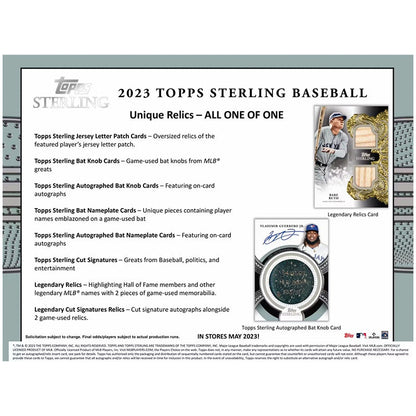 2023 Topps Sterling Baseball Hobby Box — image 5